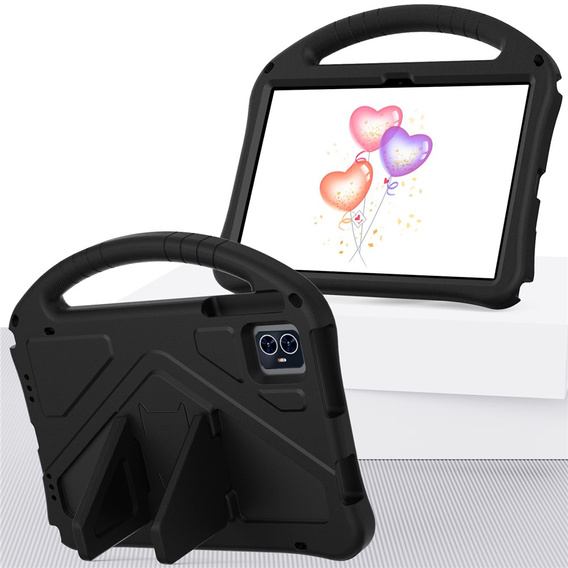 Children's case for T Tablet 2 5G, with stand and handle, black