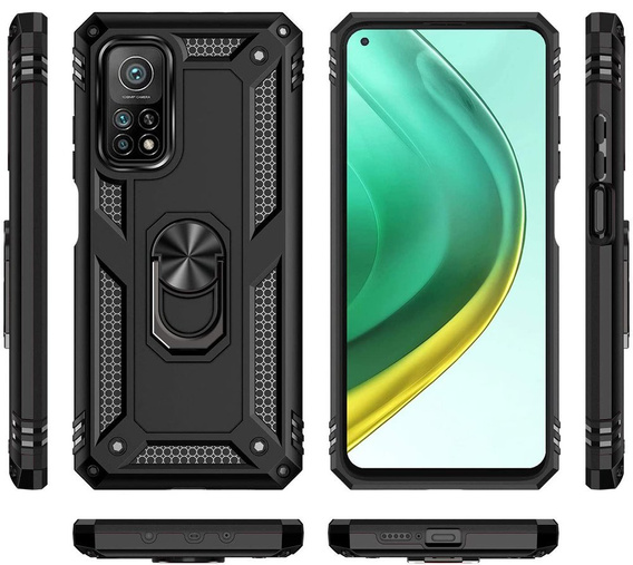 Armor Case for Xiaomi Mi 10T/Mi 10T Pro, Nox Case Ring, black