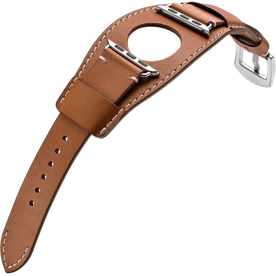 Leather Strap for Apple Watch 1/2/3/4/5/6/7/8/SE/Ultra 42/44/45/49mm, brown