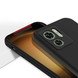 Case for Motorola Edge 40 5G, Silicone Lite, black