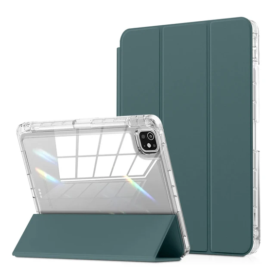 Case for iPad Pro 11" 2024 (5 gen.), Smartcase Hybrid, with stylus space, green