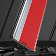 Flip case for Xiaomi Redmi 10C, Side Magnetic, red