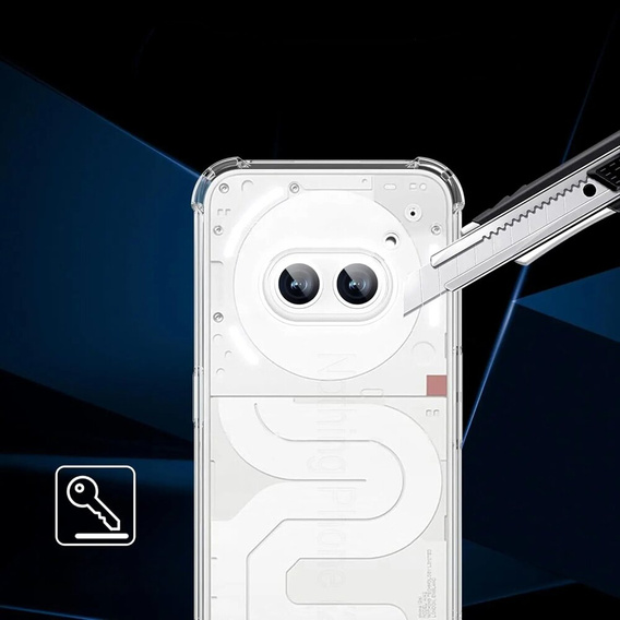 Case for Nothing Phone 2a, Dropproof, transparent