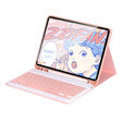 Case + keyboard iPad 9.7 2017 / iPad 9.7 2018 / Air / Air 2, pink rose gold