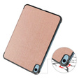 Case for iPad 10.9 2022 10 Gen, Smartcase with stylus space, pink