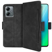 Flip case for Motorola Moto G14, Card Slot, black