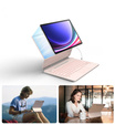 Keyboard case for Samsung Galaxy Tab S7+ / S7 FE / S9+ / S8+ / S9 FE+ / S10+, Dexnor Magnetic Keyboard Touchpad, pink