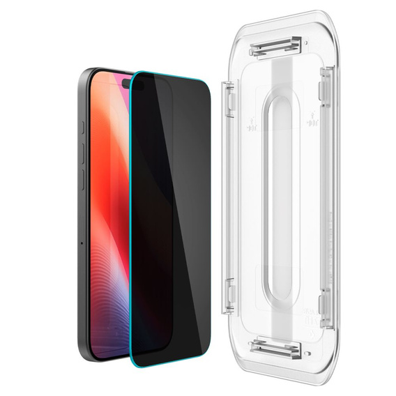 Spigen Privacy Tempered Glass for iPhone 17 Pro Max / 16 Pro Max, Glas.TR Privacy (2 pcs)