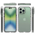 Case for iPhone 14 Pro, Shockproof, with film, transparent