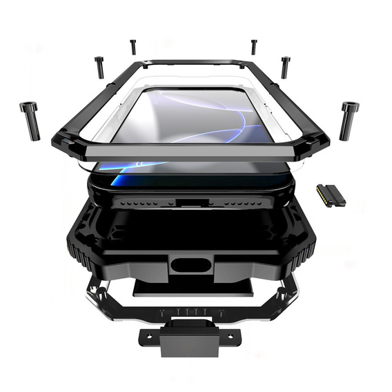 R-JUST armoured case with stand for iPhone 17 Pro Max