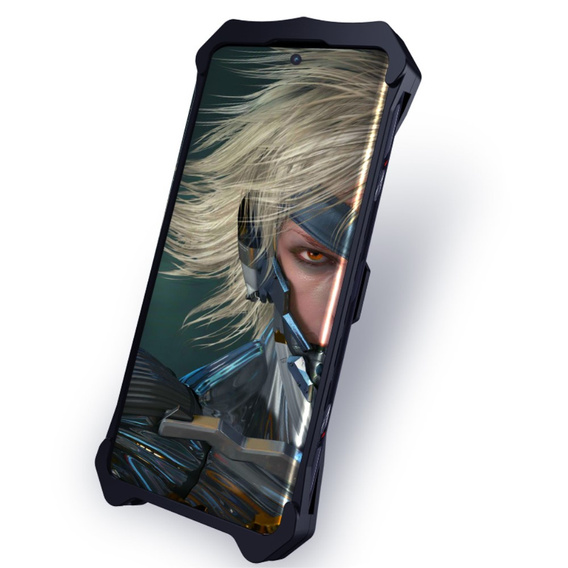 Armored case for Motorola Edge 40 Neo, Aluminum Alloy, black