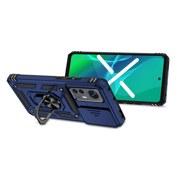 Case for Xiaomi 12 / 12X, CamShield Slide, blue