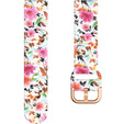 Silicone Strap for Samsung Galaxy Watch Active 20mm, Bird and Flower