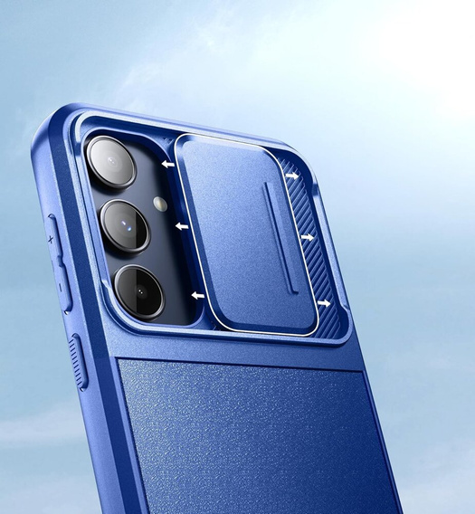 Case for Samsung Galaxy A55 5G, Suritch Kickstand, blue