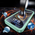 Case for iPhone 16 Plus, Shockproof, with glass, for MagSafe, green