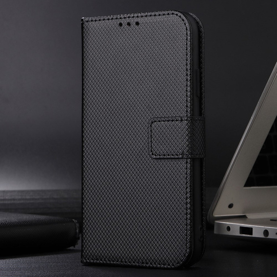 Flip case for Infinix Hot 20i, Wallet Smart Magnet Case, black