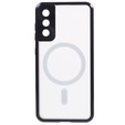 Magnetic Dual Glass MagSafe case for Samsung Galaxy S21, black
