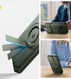 Armored case for iPhone 15 Pro Max, Dexnor CamProtect MagSafe, green (Two frames)