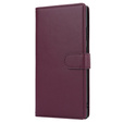 Flap case for Samsung Galaxy S23 Ultra, Wallet, for MagSafe, maroon