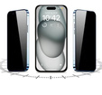 2x Tempered Privatization Glass for iPhone 15 Plus, ERBORD Anti-Spy