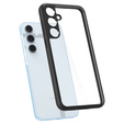 Spigen case for Samsung Galaxy A55 5G, Ultra Hybrid, black + 9H Tempered Glass