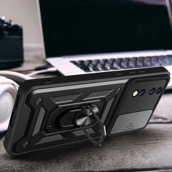 Case for Honor 70 5G, CamShield Slide, black