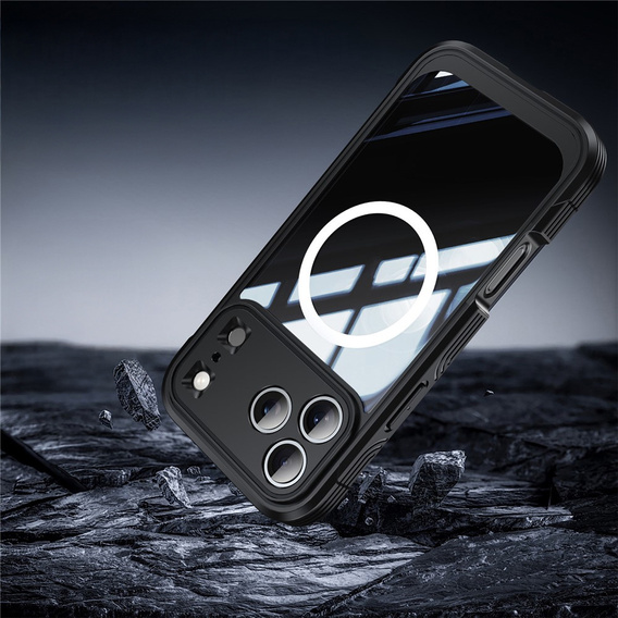 Shockproof case with glass for MagSafe for iPhone 17 Pro Max