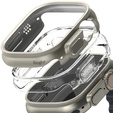 RINGKE case for Apple Watch 4/5/6/SE 40mm, Slim, 2-Pack, Clear/Black