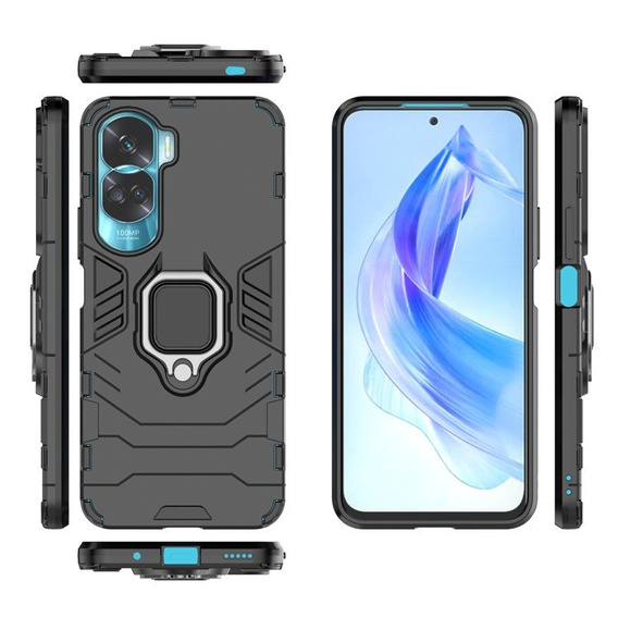 Case for Honor 90 Lite 5G / X50i 5G, Kickstand Ring, black
