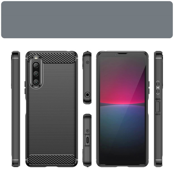 Case for Sony Xperia 10 V, Carbon, black