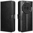 Flip case for Nothing Phone 3A Pro, Crazy Horse Wallet, black