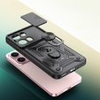 Case for Oppo Reno 13 Pro, CamShield Slide, black