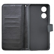 Flip case for Oppo A38 4G / Oppo A18 4G, Crazy Horse Wallet, black