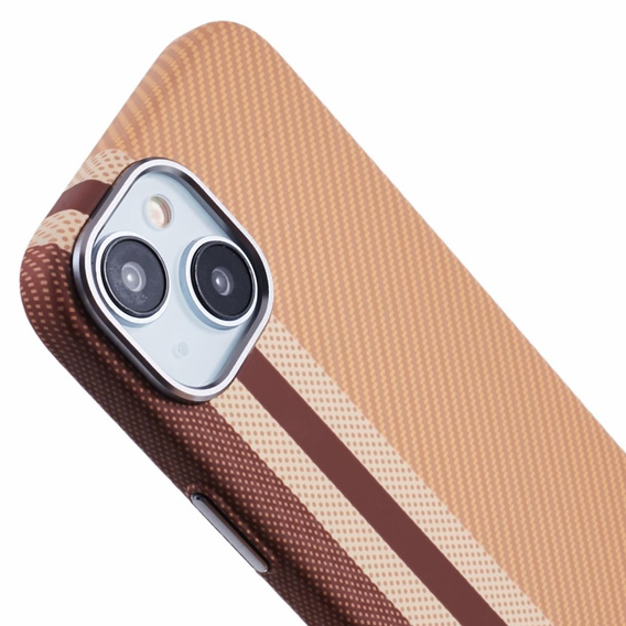 MagSafe's iPhone 13 Case, Carbon Fiber, yellow