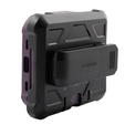 Armored Case for Samsung Galaxy Z Flip 4 5G, Dexnor Clip Holder, purple
