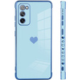 Case for Samsung Galaxy S20 FE, Electro heart, blue