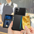 Case for Samsung Galaxy S23 FE, Card Holder Kickstand, black