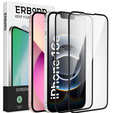 2x Ceramic ERBORD Hybrid Glass for iPhone 16E / 14 / 13 / 13 Pro