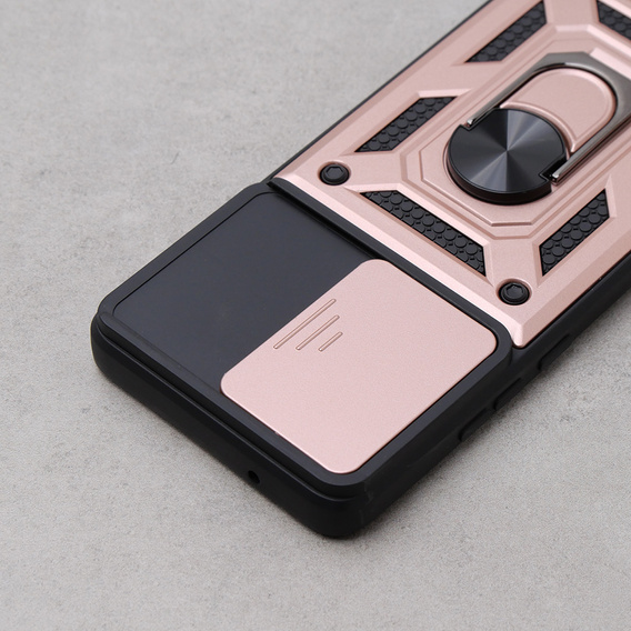 Case for Motorola Edge 40 Neo, CamShield Slide, pink rose gold