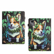 Case for Lenovo Tab M11, with flap, corgi dog