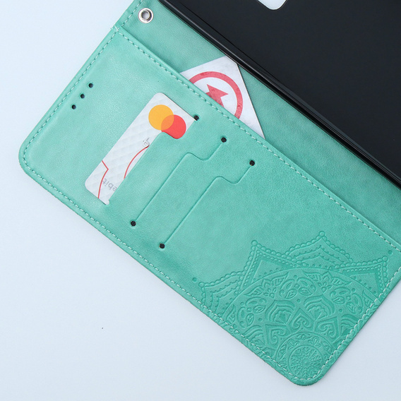 Flip case for Xiaomi 13T / 13T Pro, Mandala, green
