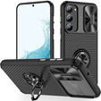 Case for Samsung Galaxy S23, Camera Slide Ring, black