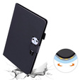 Case for iPad 10.2" 2021/2020/2019 (9/8/7 gen.), with flap, animal, black