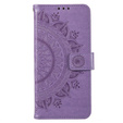 Flip case for Motorola Moto G13 / G23, Mandala Flower, purple