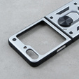 Armor Case for Samsung Galaxy Z Flip5 5G, Nox Case Ring, silver