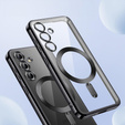Case for Samsung Galaxy S24, Electro MagSafe, black + Screen Glass