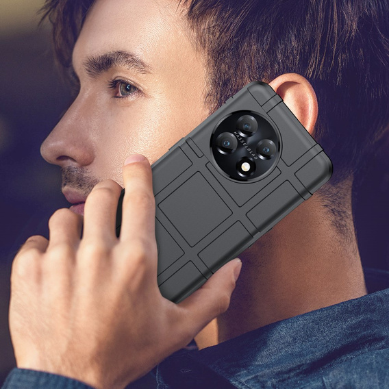 Case for OnePlus 11 5G, Rugged Shield, black
