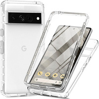 Case for Google Pixel 8 Pro, Shockproof, with film, transparent