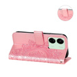 Flip case for Xiaomi Redmi 13C / Poco C65, Mandala Flower, pink
