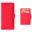 Flip case for Xiaomi Redmi 13C / Poco C65, Card Slot, red